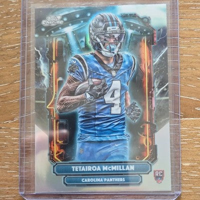 2025 Cosmic Chrome Tetairoa McMillan RC Extraterrestrial Talent