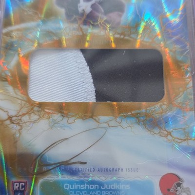 2025 Resurgence Quinshon Judkins RC Auto Relic Patch /50