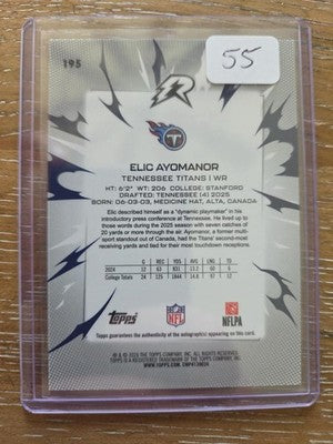 2026 Resurgence Elic Ayomanor RC Auto /50