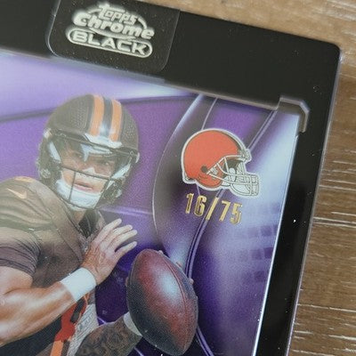 2025 Topps Chrome Black Dillon Gabriel RC Auto /75