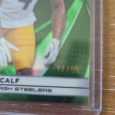 2025 Topps Chrome Black DK Metcalf Green Parallel /99