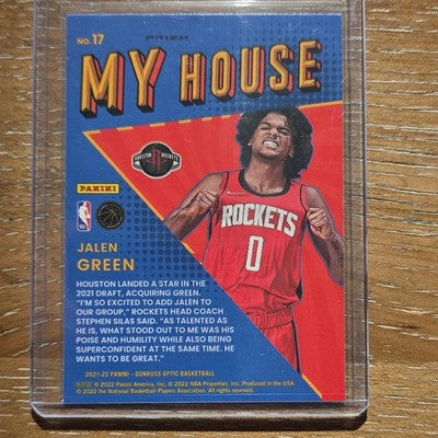 2021-22 Optic Jalen Green My House Purple RC
