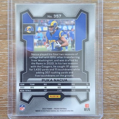 2023 Panini Prizm Puka Nacua RC Base