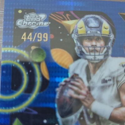 2025 Topps Cosmic Chrome Matthew Stafford Blue Moon Refractor /99