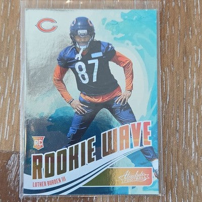 Panini 2025 Absolute Luther Burden III Chicago Bears Rookie Wave #RW-LBN