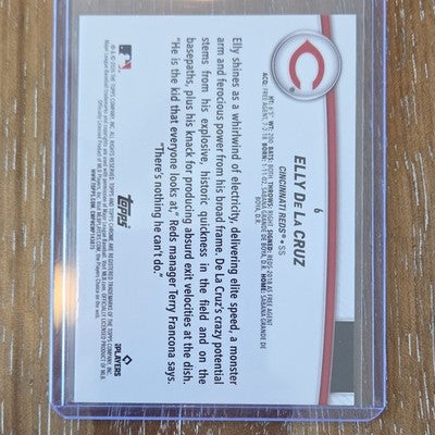 2026 Topps Chrome Flagship Silver Foil Elly De La Cruz Cincinnati Reds