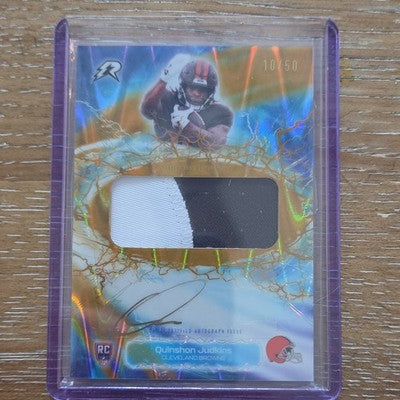 2025 Resurgence Quinshon Judkins RC Auto Relic Patch /50
