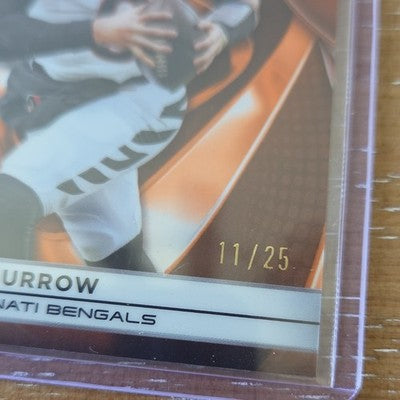 2025 Topps Chrome Black Joe Burrow Cincinnati Bengals /25