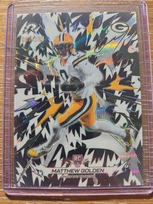 2026 Topps Resurgence Matthew Golden #133 Black and White Surge /399 RC Packers
