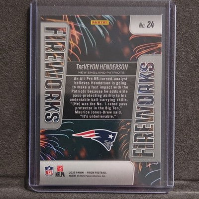 2025 Prizm TreVeyon Henderson Fireworks RC