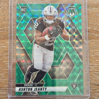 2025 Mosaic Ashton Jeanty RC Green Prizm