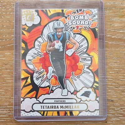 2025 Donruss Tetairoa McMillan RC Bomb Squad
