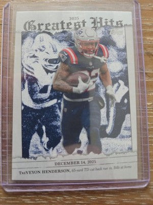 2026 Topps Flagship TreVeyon Henderson Greatest Hits