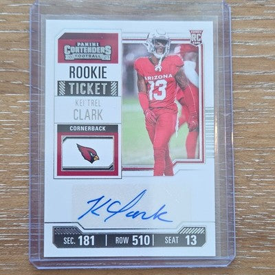 2023 Contenders Kei'Trel Clark Rookie Ticket Auto