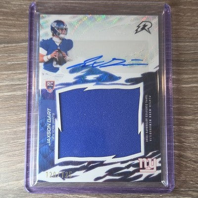 2025 Topps Resurgence Jaxson Dart New York Giants RC Auto Relic Patch /125