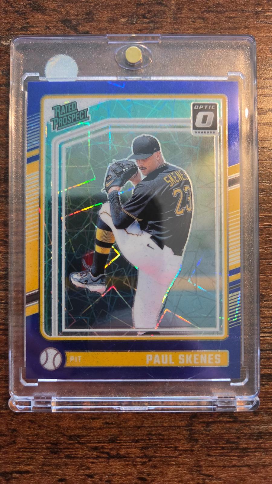 2024 Donruss #131 Paul Skenes Optic Blue Velocity Prizm
